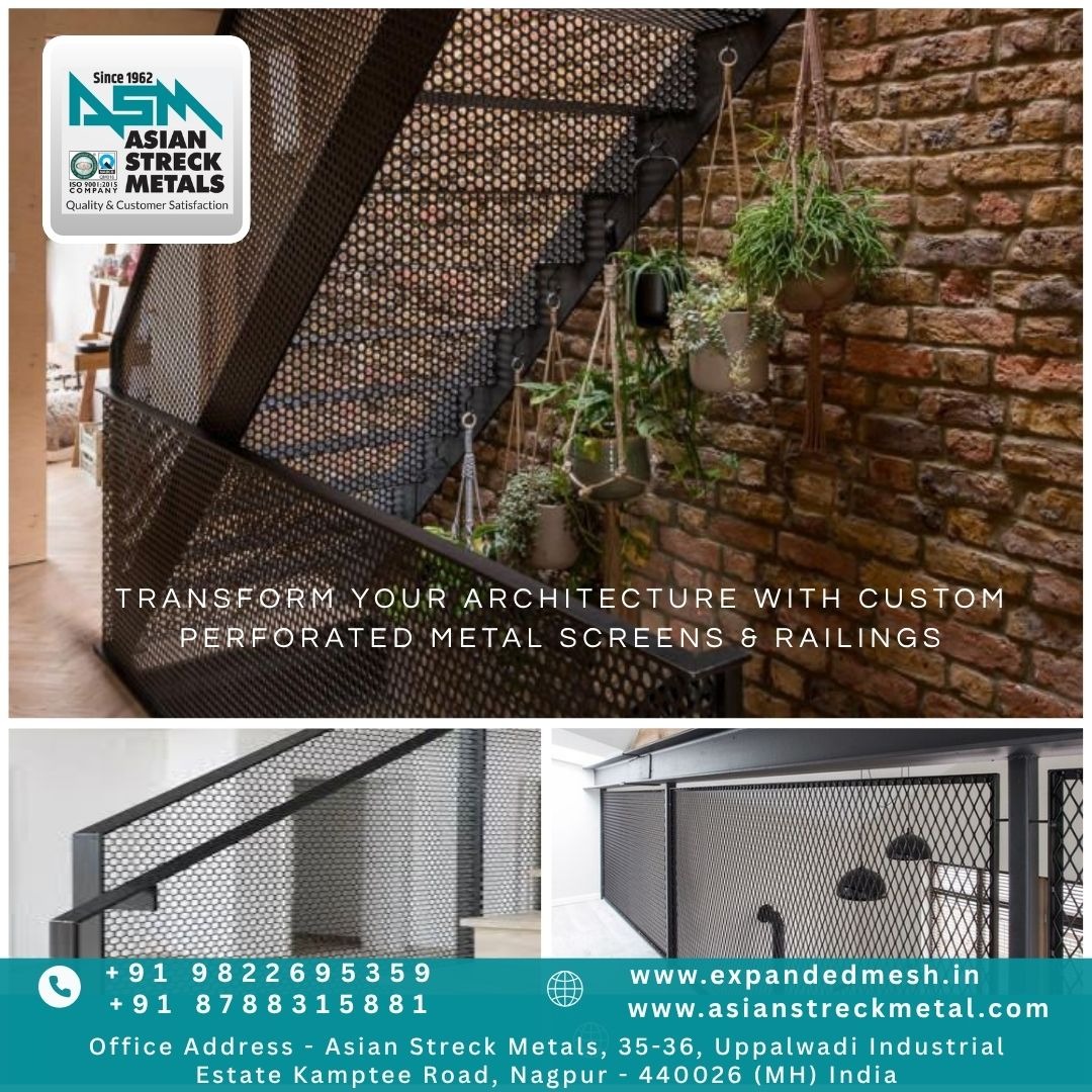 Architecture with Premium Perforated Metal Screens & Railings