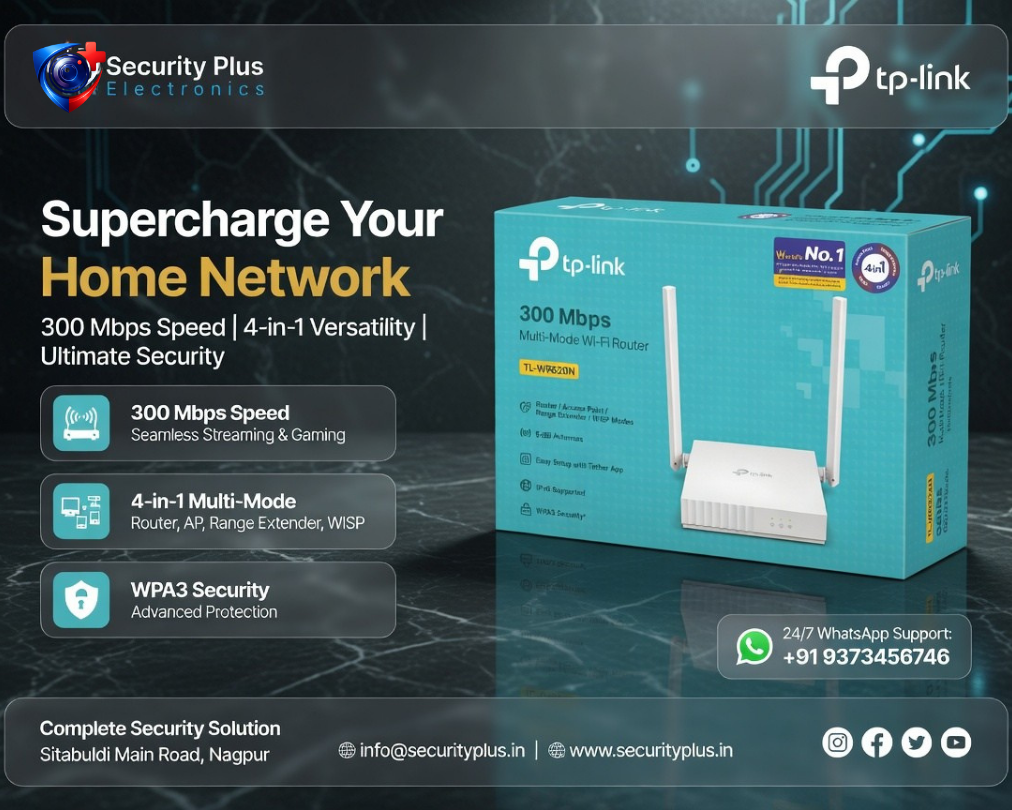 Fast & Reliable Wi-Fi with TP-Link WR820N Single Band Router – Ready Stock Available