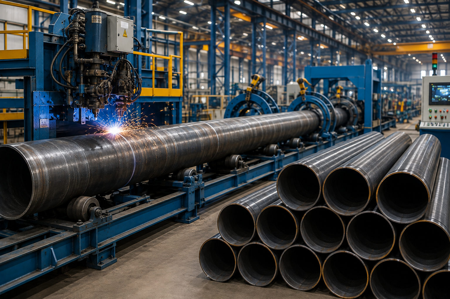 LSAW Pipes for High-Strength Industrial Applications