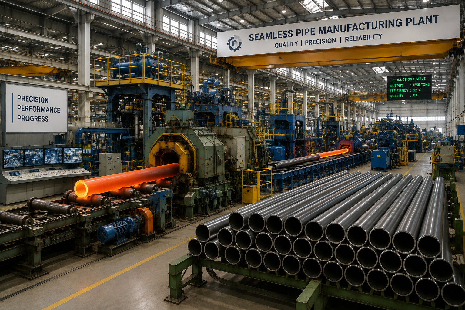 Seamless Pipe Manufacturing Plant for Quality Production
