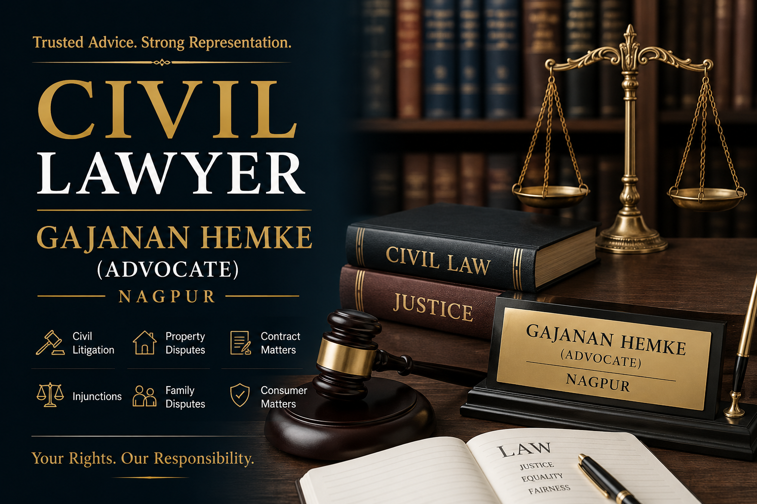 Civil Lawyer in Nagpur – Gajanan Hemke (Advocate)