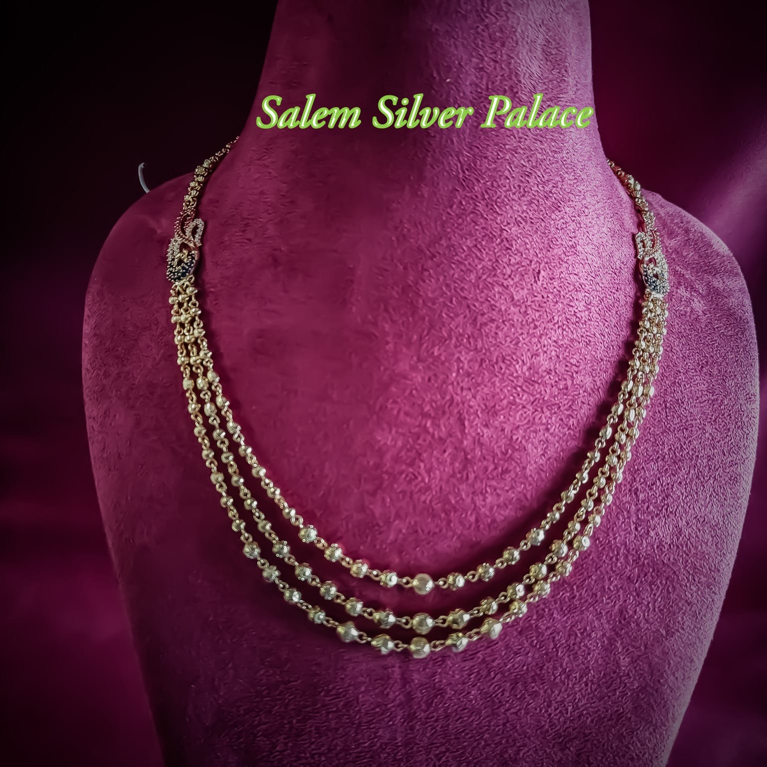 Gold Plated Silver Jewellery
Single, double and triple layer Silver Gold Plated Chain
GET Gold Pla...