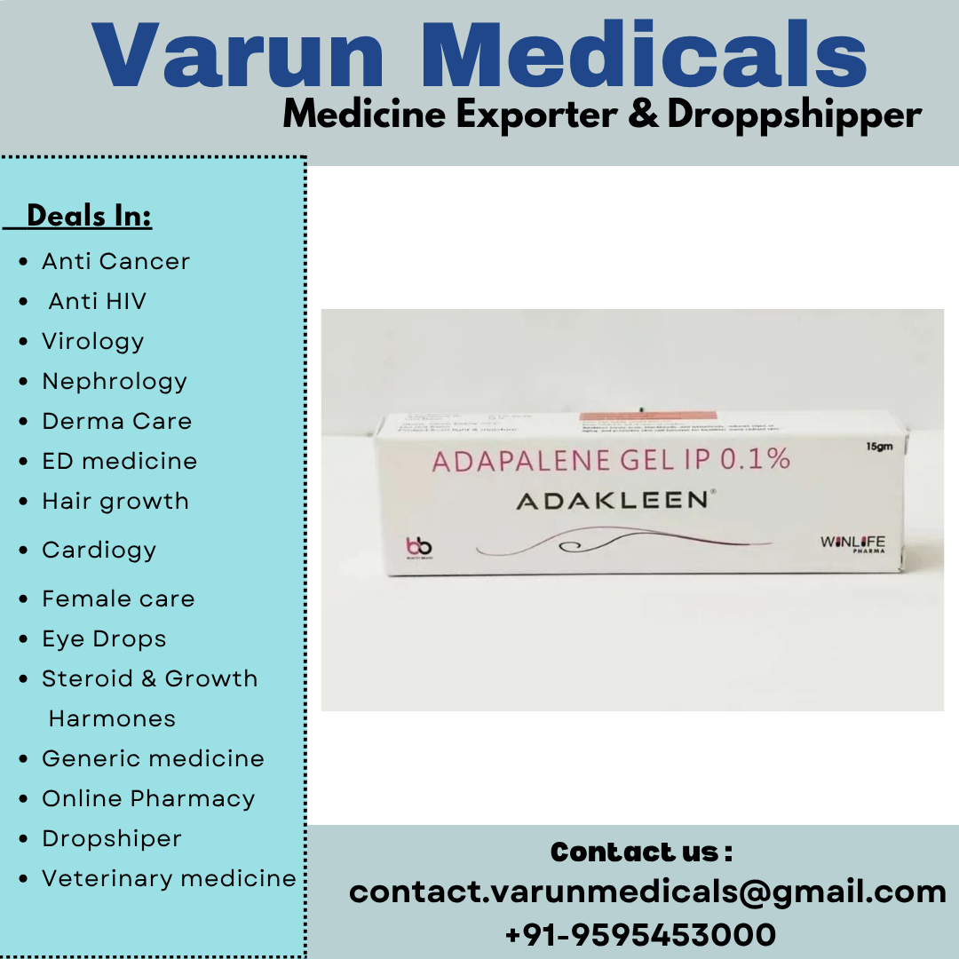 Adapalene Gel Supplier, Dealer, Exporter
