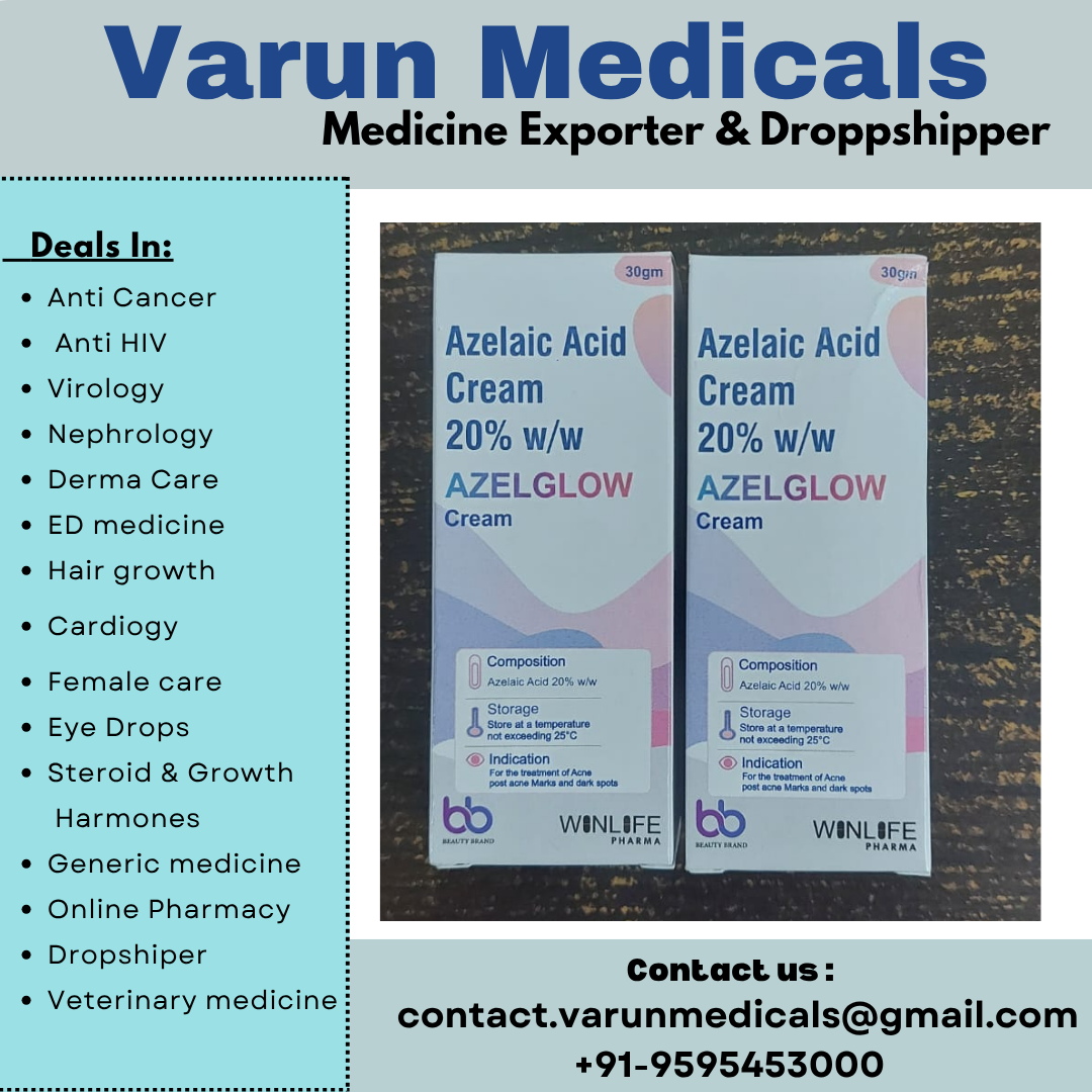 Azelaic Acid Cream Supplier, Dealer, Exporter