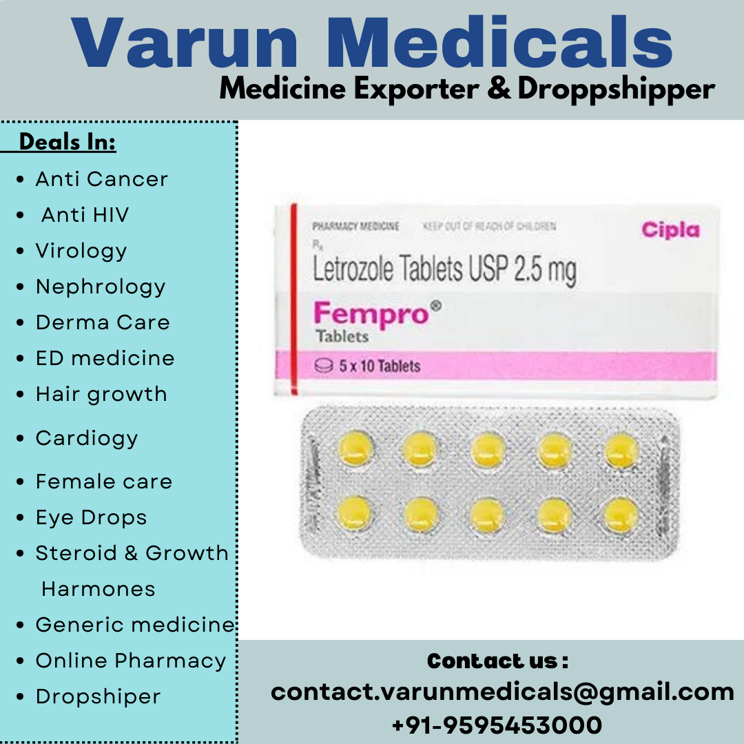 Letrozole Tablets Supplier, Dealer, Exporter