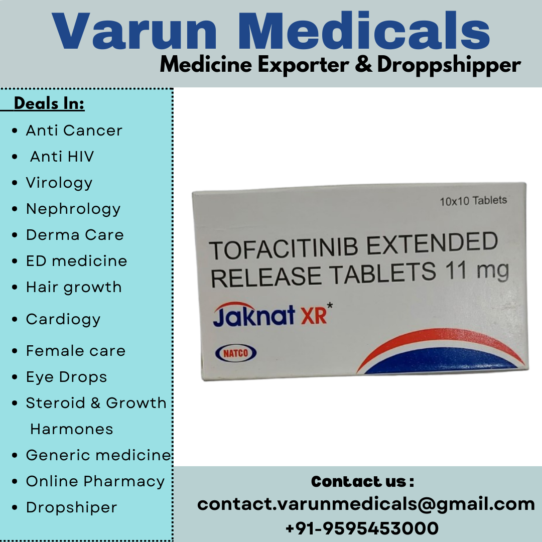 Tofacitinib Extended Release Tablets Supplier, Dealer, Exporter