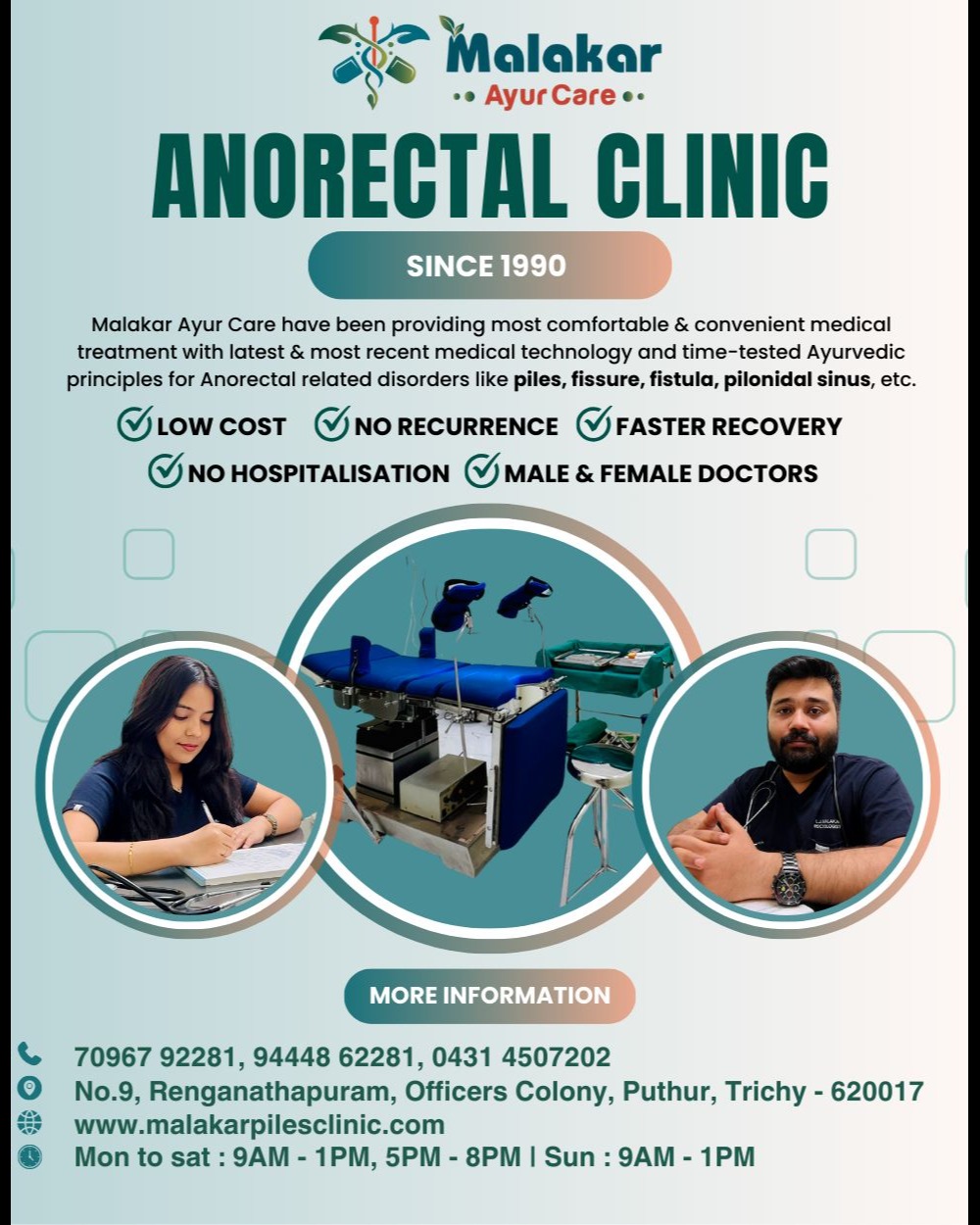 🌿 Anal Fissure Specialist in Trichy | MALAKAR AYUR CARE ✨ main image