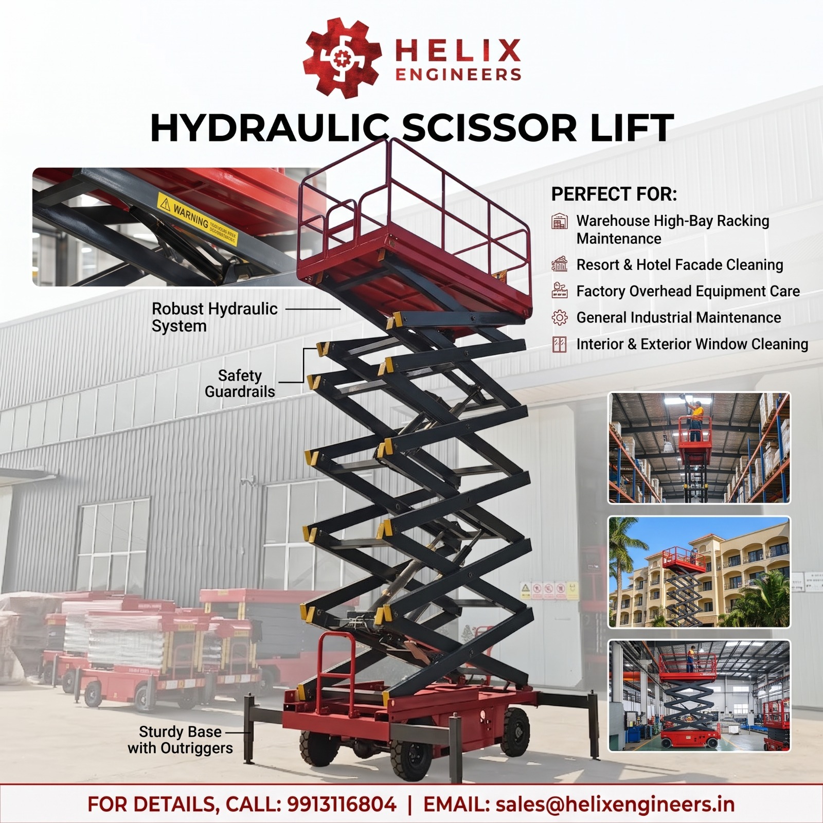 Hydraulic Scissor Lift Supplier in Vellore