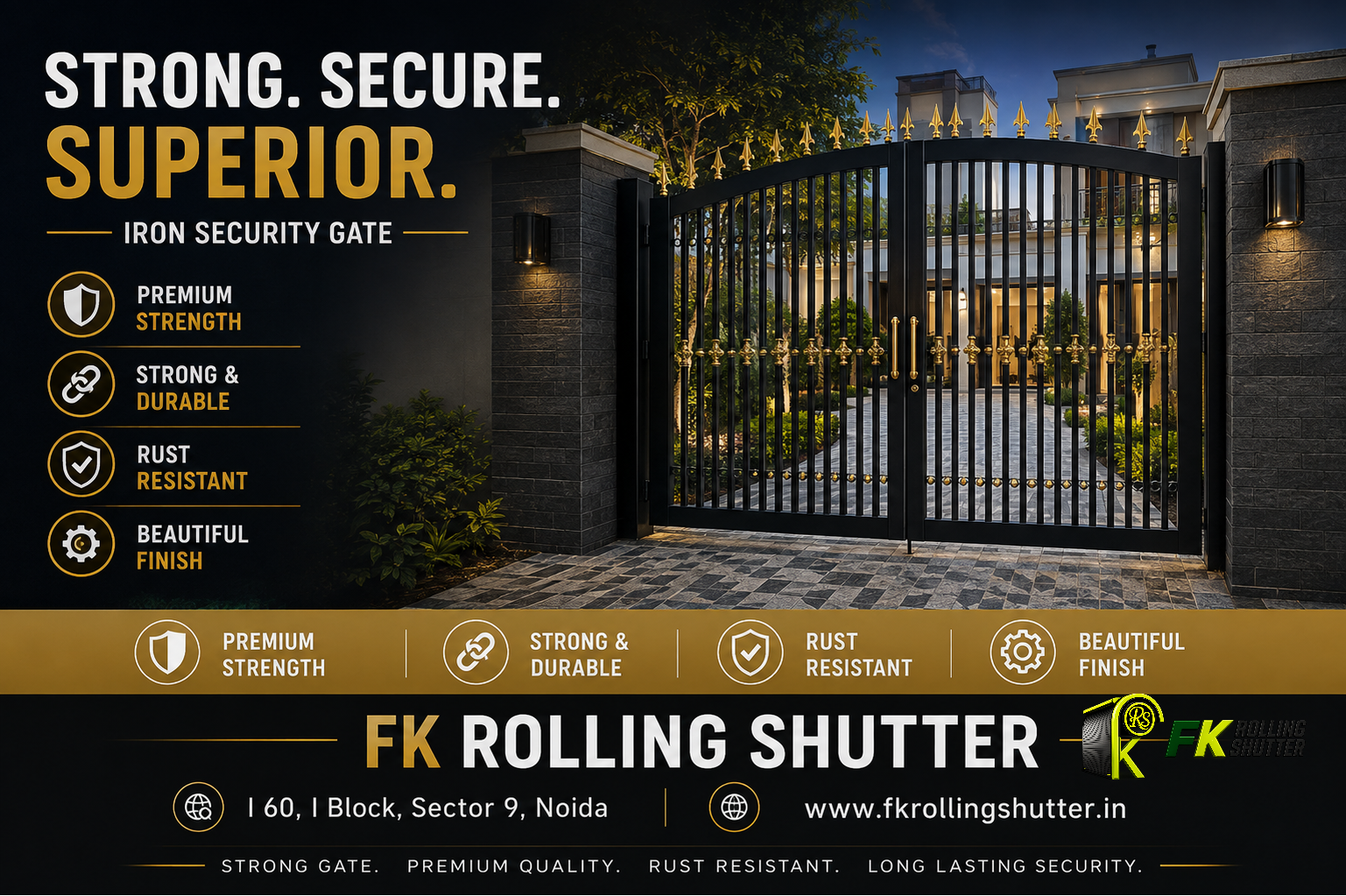 iron security gate manufacturer in Noida sector 2