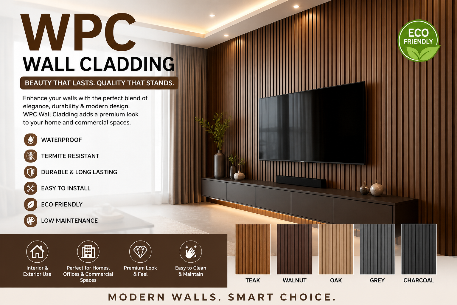 WPC Wall Cladding in Shri Swami Enterprises Nagpur