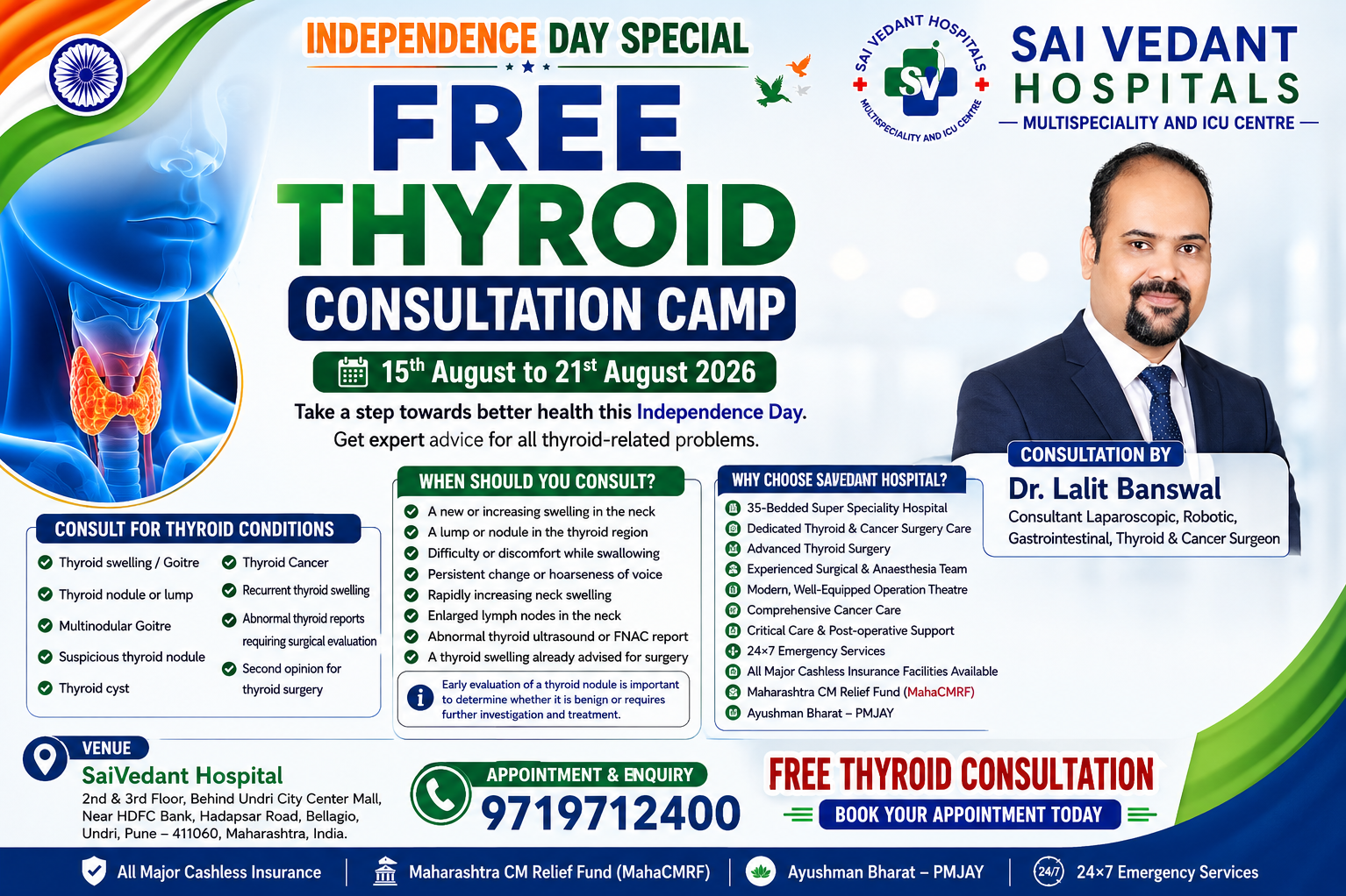 FREE THYROID CONSULTATION CAMP