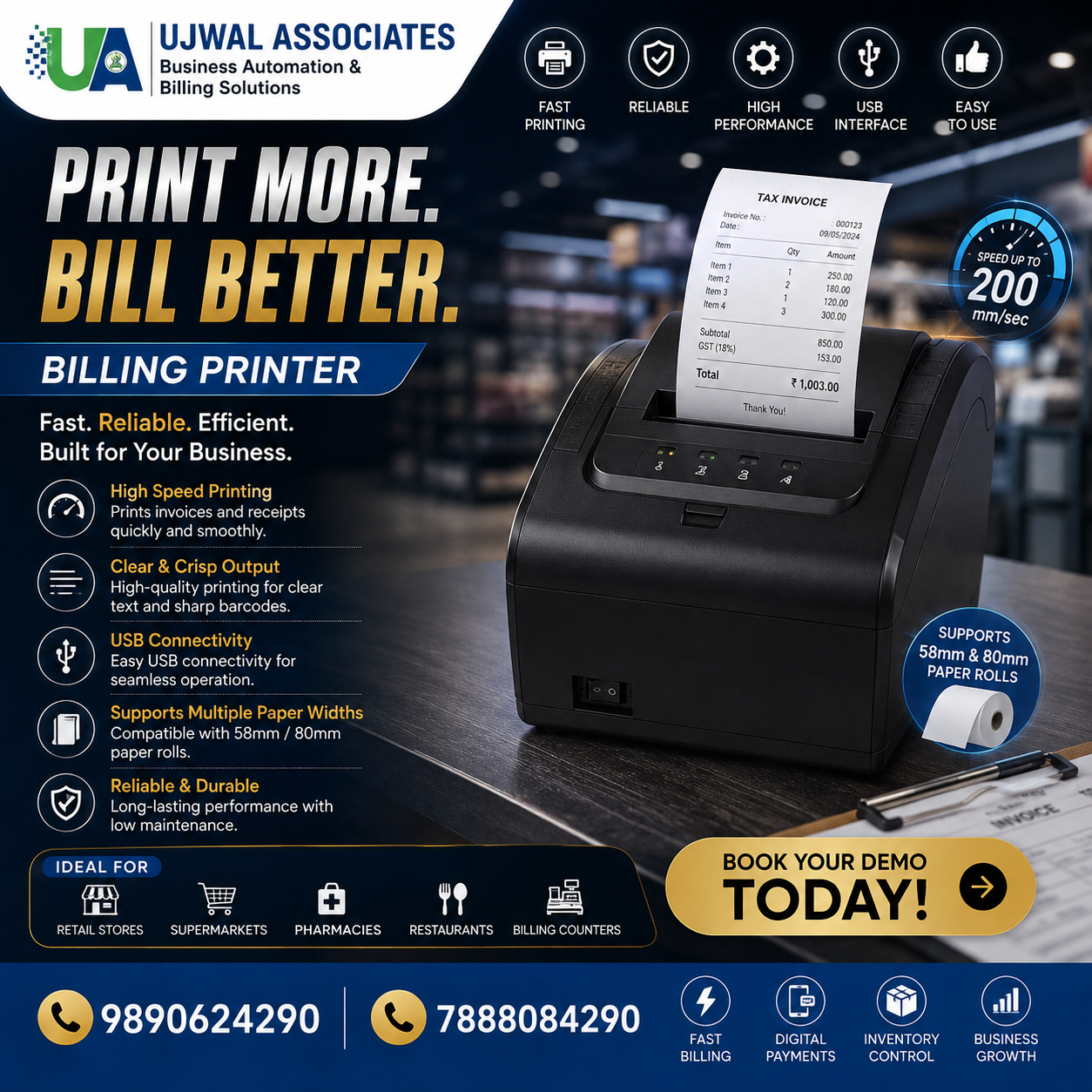 π§Ύπ» Billing Machine in Nagpur β Ujwal Associates