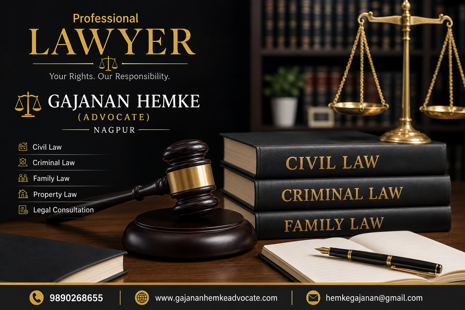 Professional Lawyer in Nagpur – Adv. Gajanan Hemke
