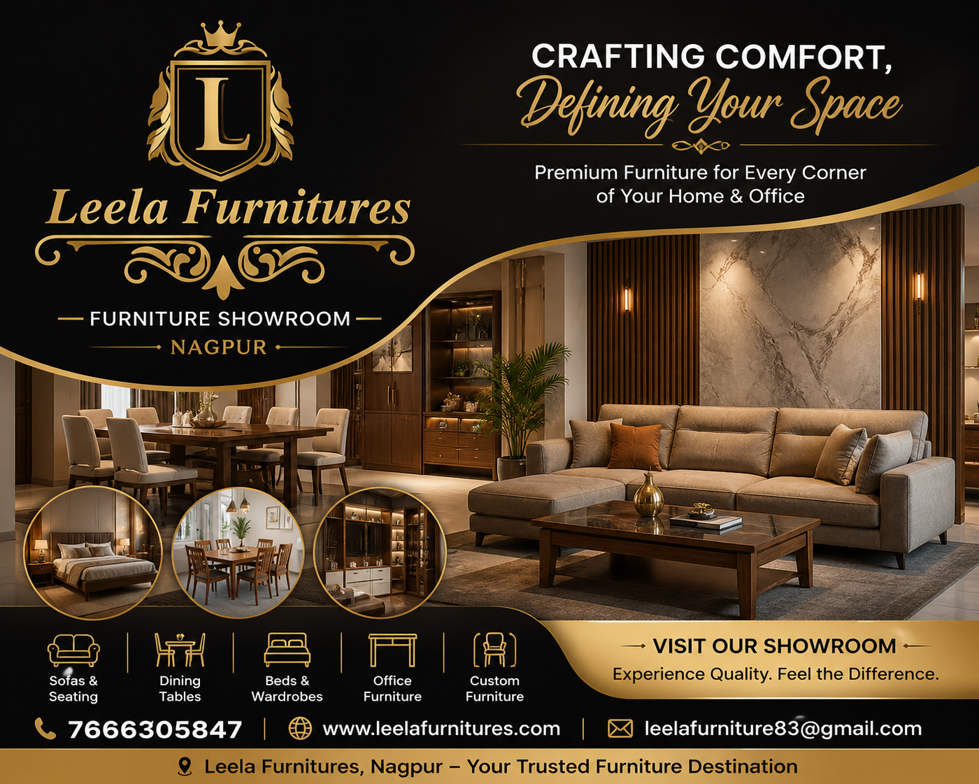 Furniture Showroom in Leela Furnitures, Nagpur