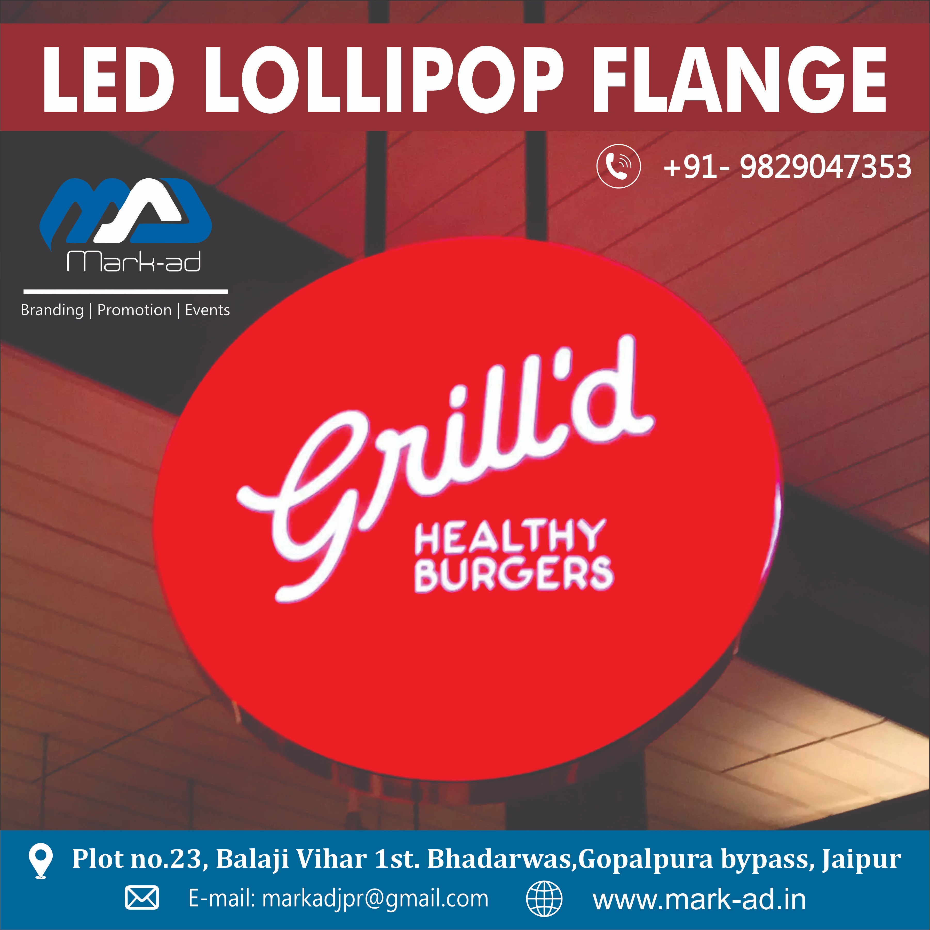 Best LED Lollipop Flange in Jaipur Rajasthan