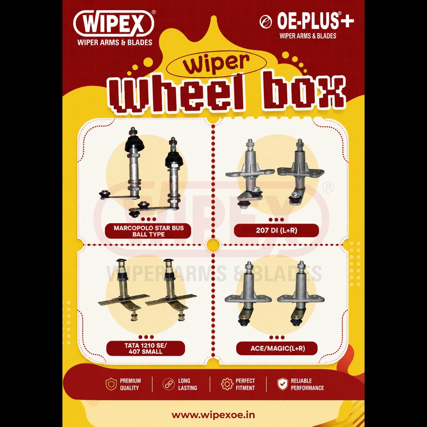 Wiper Wheel Box Manufacturer in India | Wipex Industries