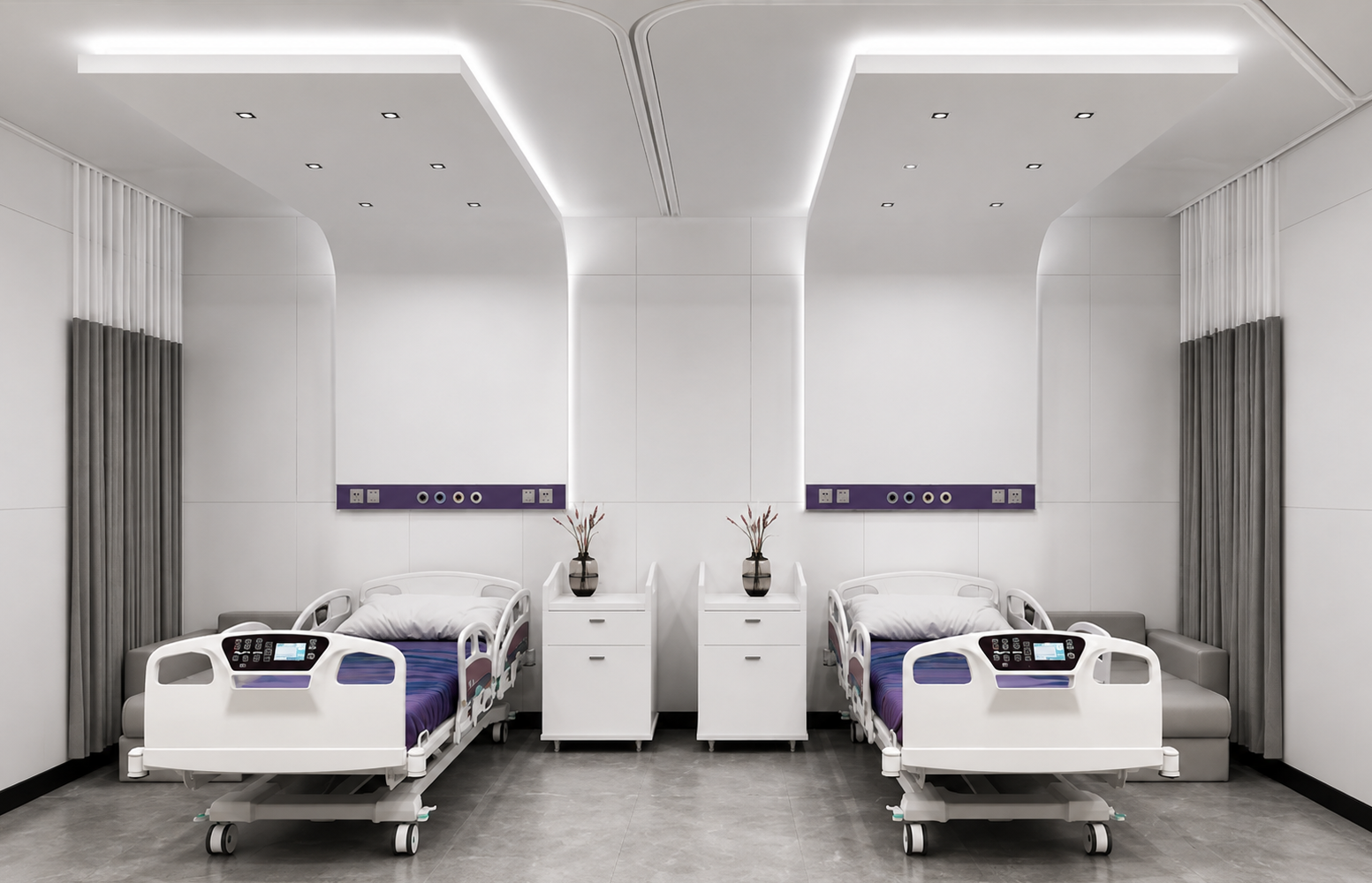 Hospital Patient Room Interior Design