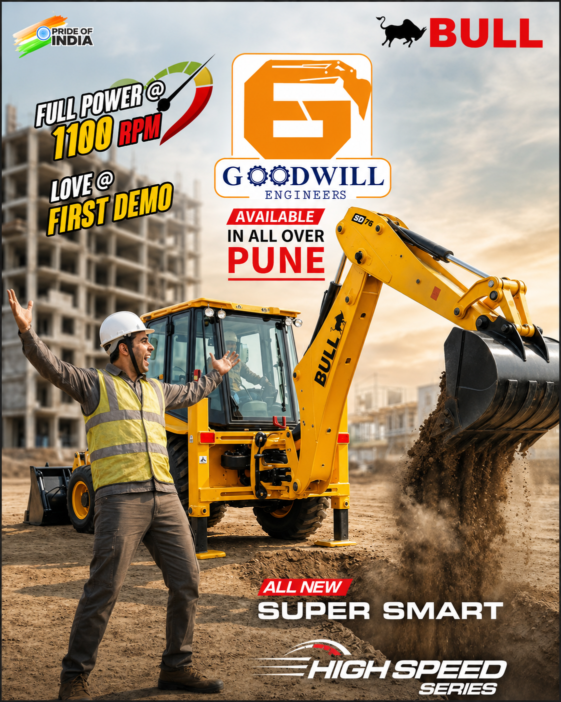 🚜 POWER. SPEED. PERFORMANCE. — BULL SUPER SMART! 🔥