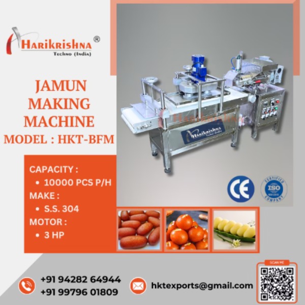 Gulab Jamun Making Machine in Rajkot for Consistent Sweet Production