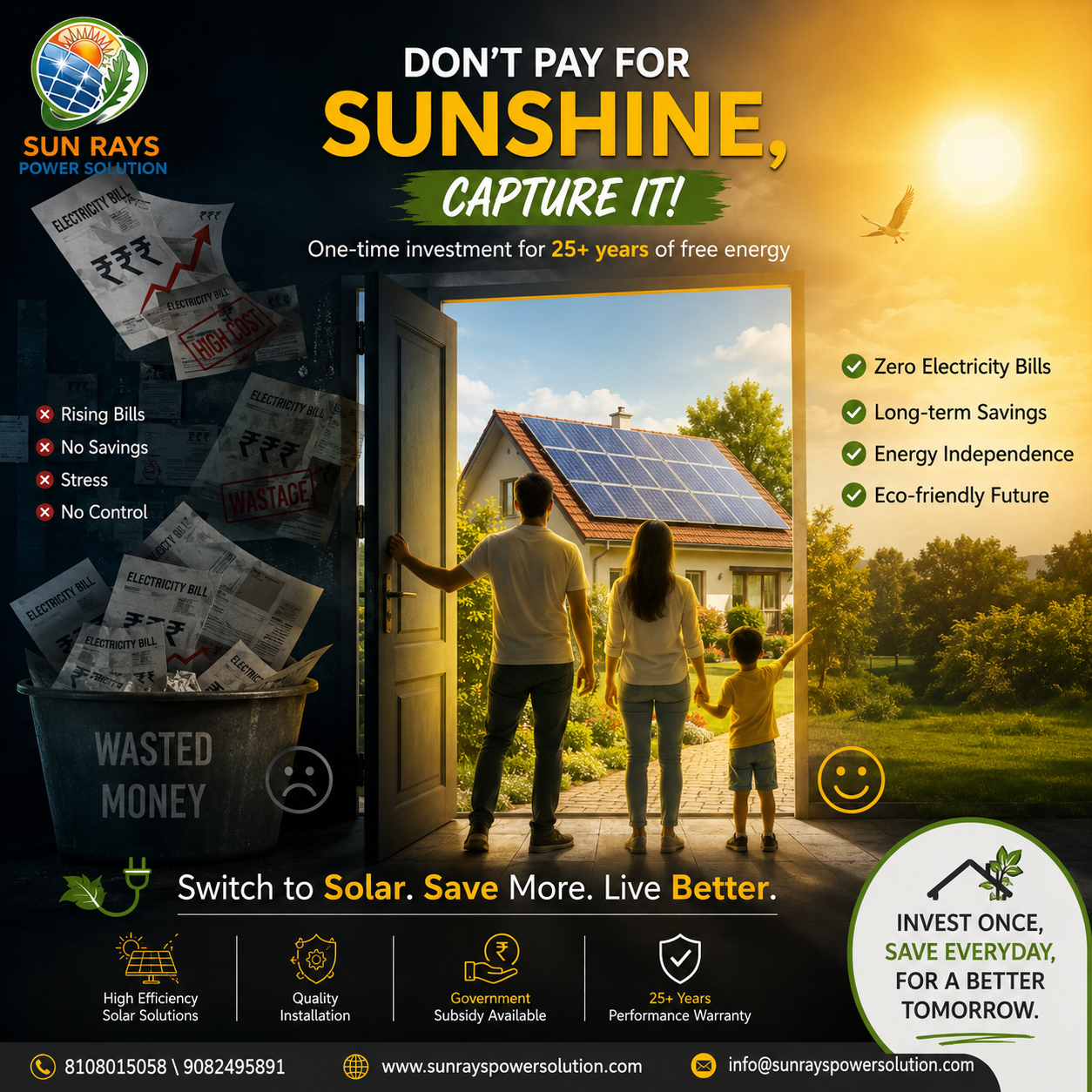 🌞 Don’t Pay for Sunshine. Capture It!
