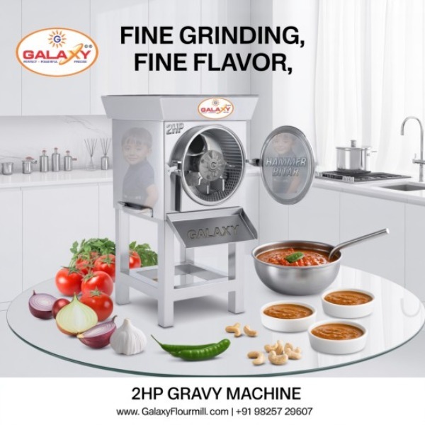 2 HP Gravy Machine in Bhind | Commercial Food Processing Solution by Galaxy