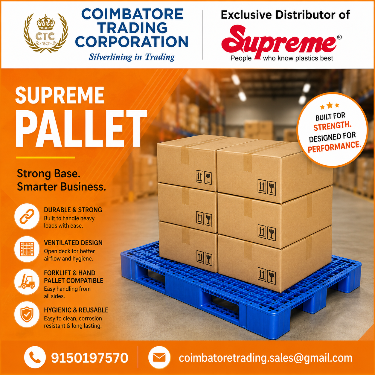 Supreme Plastic Pallets in Madurai