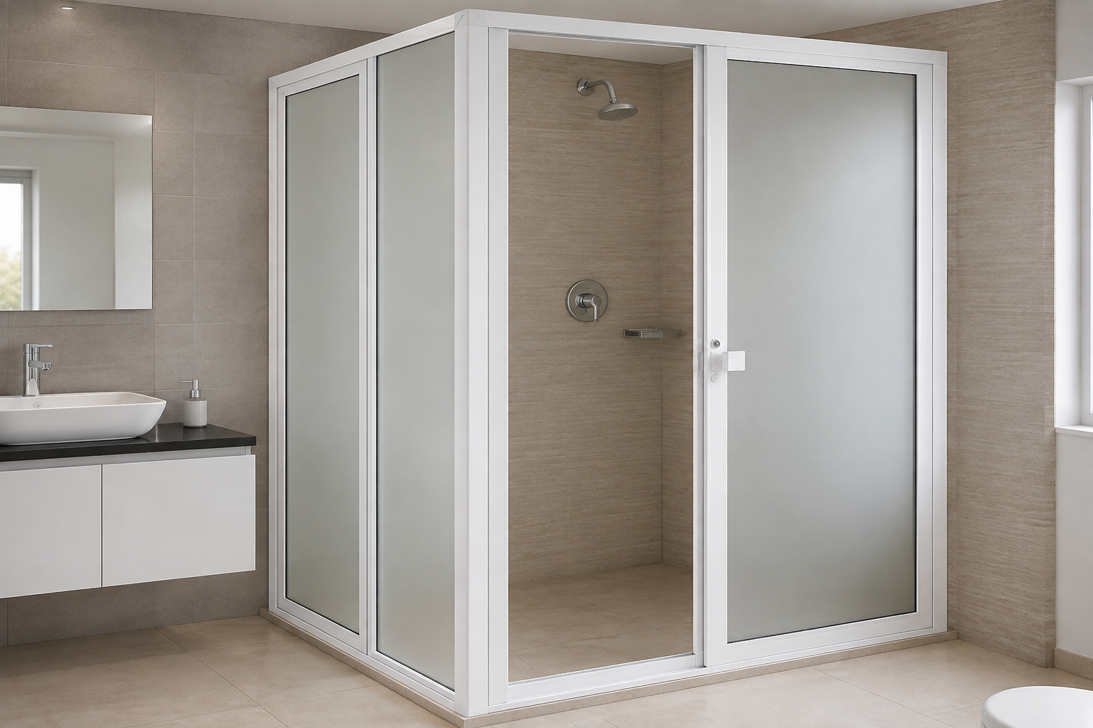 uPVC Shower Partitions Compared With Traditional Bathroom Enclosures