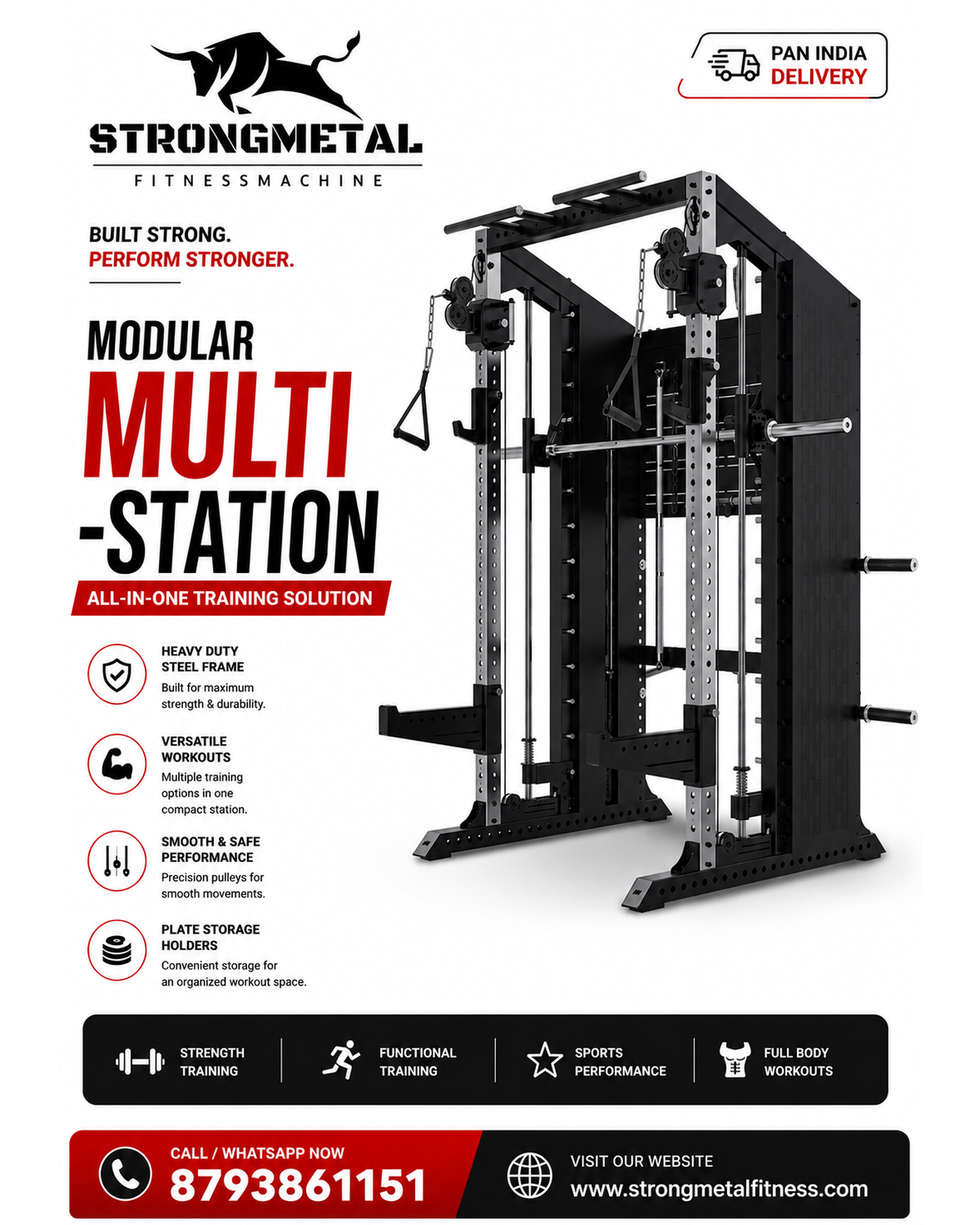 MODULAR MULTI-STATION GYM MACHINE | Pune, Maharashtra | Pan India Delivery