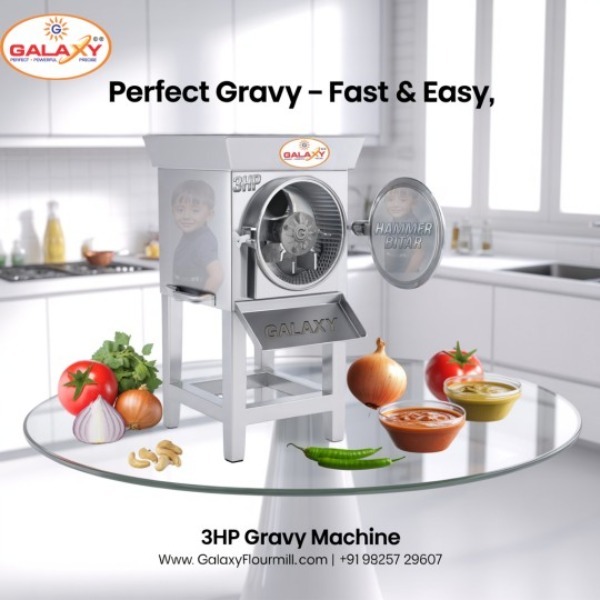 3 HP Gravy Machine in Khargone | Efficient Commercial Gravy Machine by Galaxy
