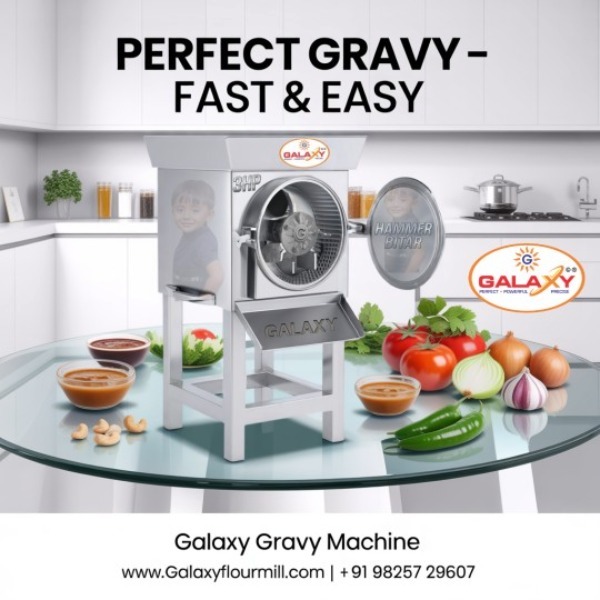 3 HP Gravy Machine in Chhindwara | Reliable Gravy Processing Machinery by Galaxy