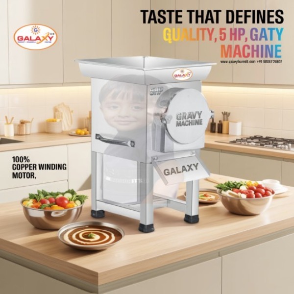 5 HP Gravy Machine in Jabalpur | Reliable Commercial Gravy Machine by Galaxy