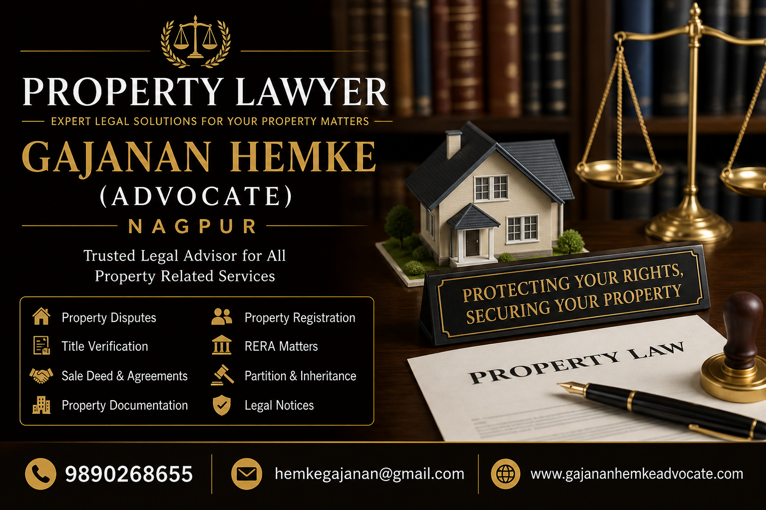 Property Lawyer in Nagpur – Gajanan Hemke (Advocate)