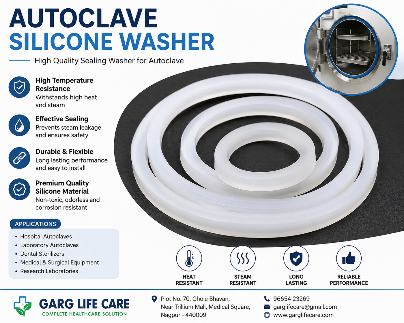 Autoclave Silicone O-Ring