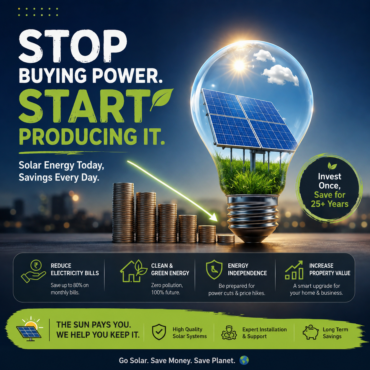 ☀️ **Stop Buying Power. Start Producing It.**