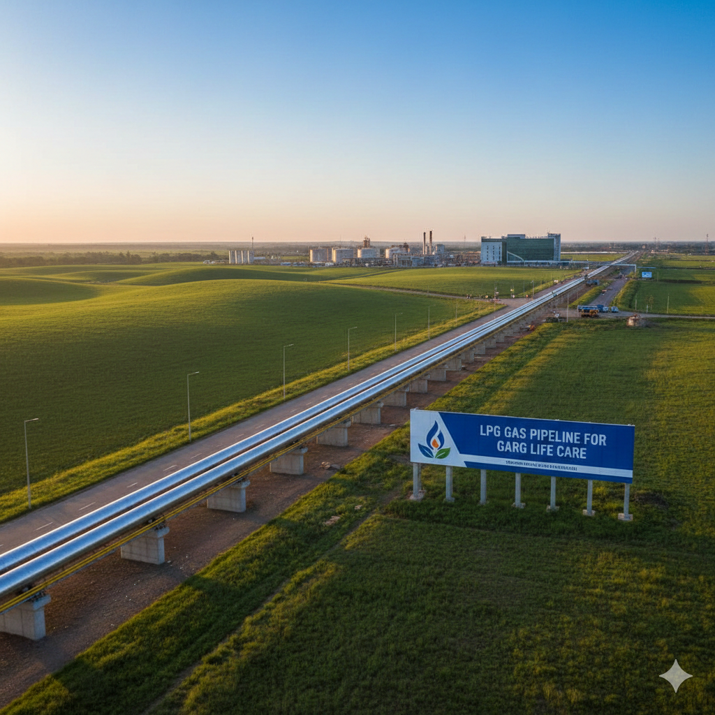 LPG Gas Pipeline System