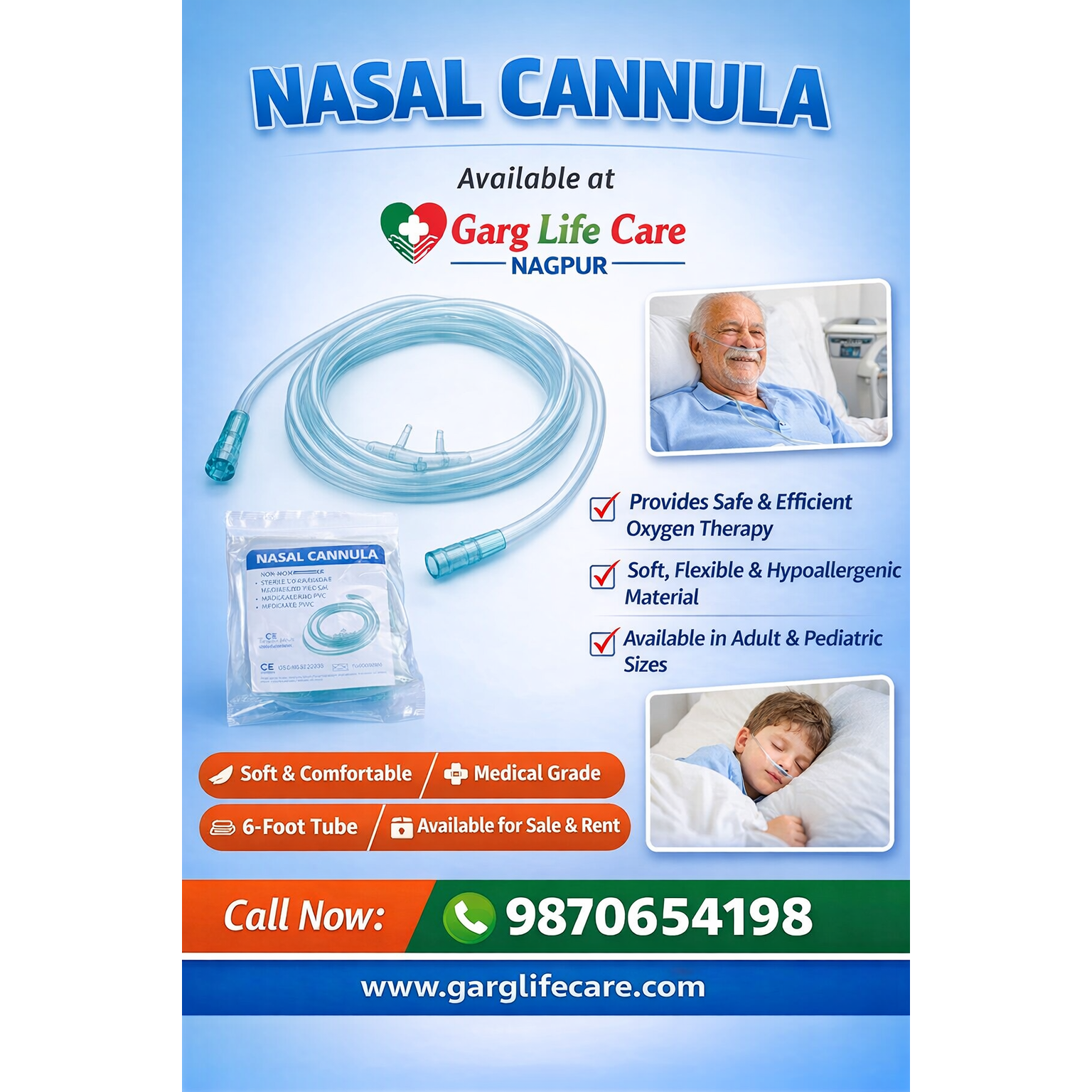 Oxygen Nasal Cannula