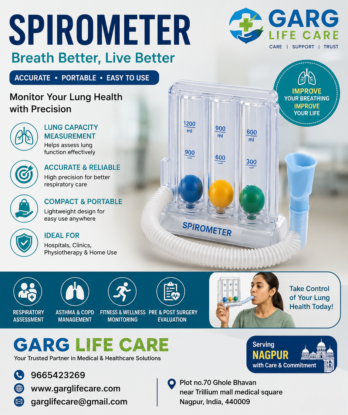 Spirometer – Product Content