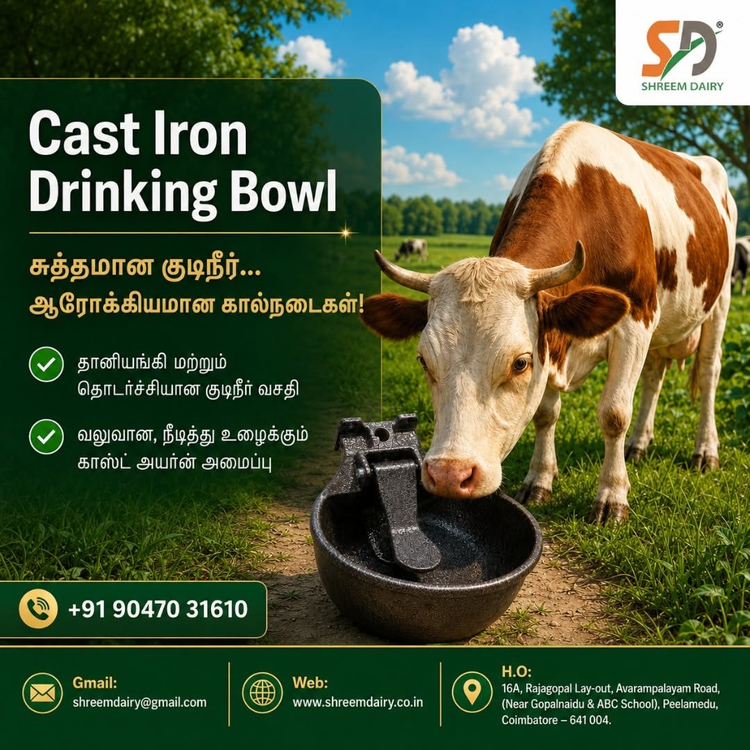 உங்கள் கால்நடைகளுக்கு எப்போதும் சுத்தமான குடிநீர் கிடைக்க வேண்டுமா? 🐄💧