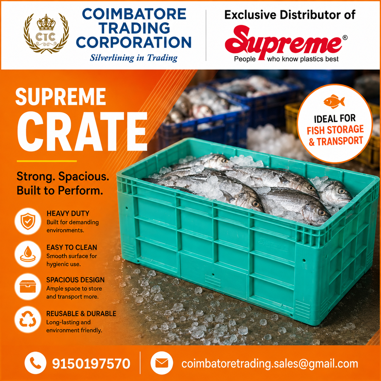Supreme Plastic Crates in Madurai