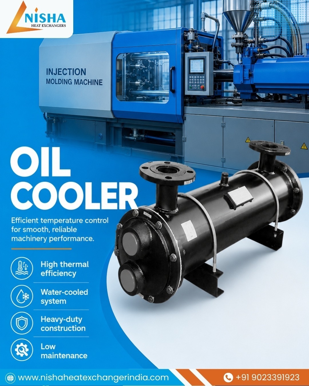 Oil Cooler Manufacturer in Ahmedabad