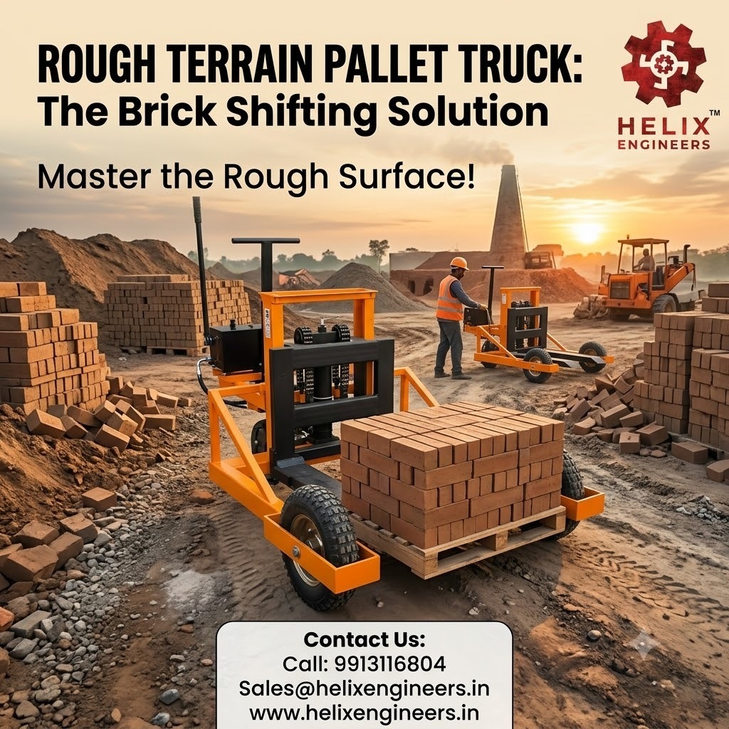 Rough Terrain Pallet Truck Manufacturer & Supplier – Helix Engineers