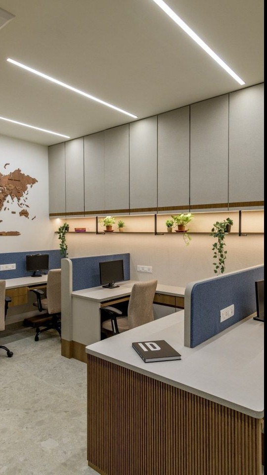 Individual Employee Workstations Interior Designers Chennai