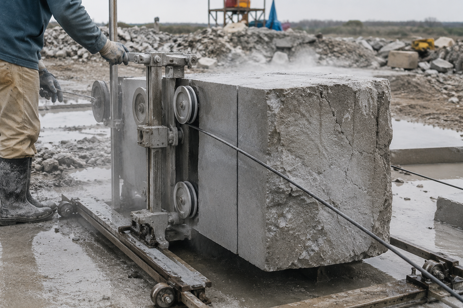 Diamond Wire Saw Cutting Compared With Conventional Concrete Breaking