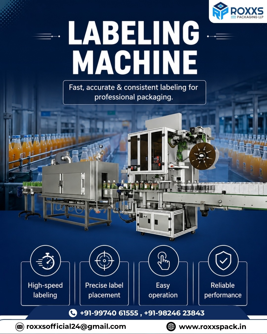 Automatic Labeling Machine Manufacturer in Ahmedabad