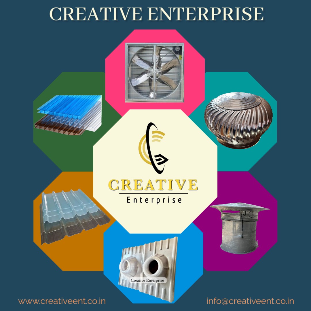 We "Creative Enterprise" Manufacturer & Supplier of Turbo Air Ventilator, Motorized Roof Exhaust Fan...