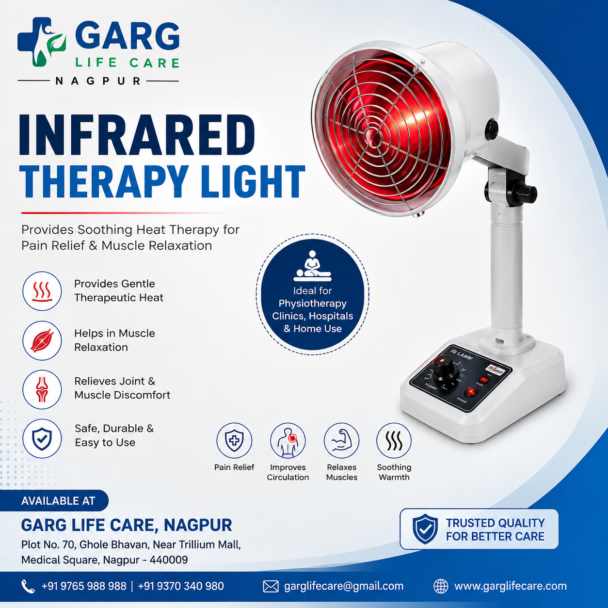 infrared Therapy Light – Gentle Heat, Effective Therapy