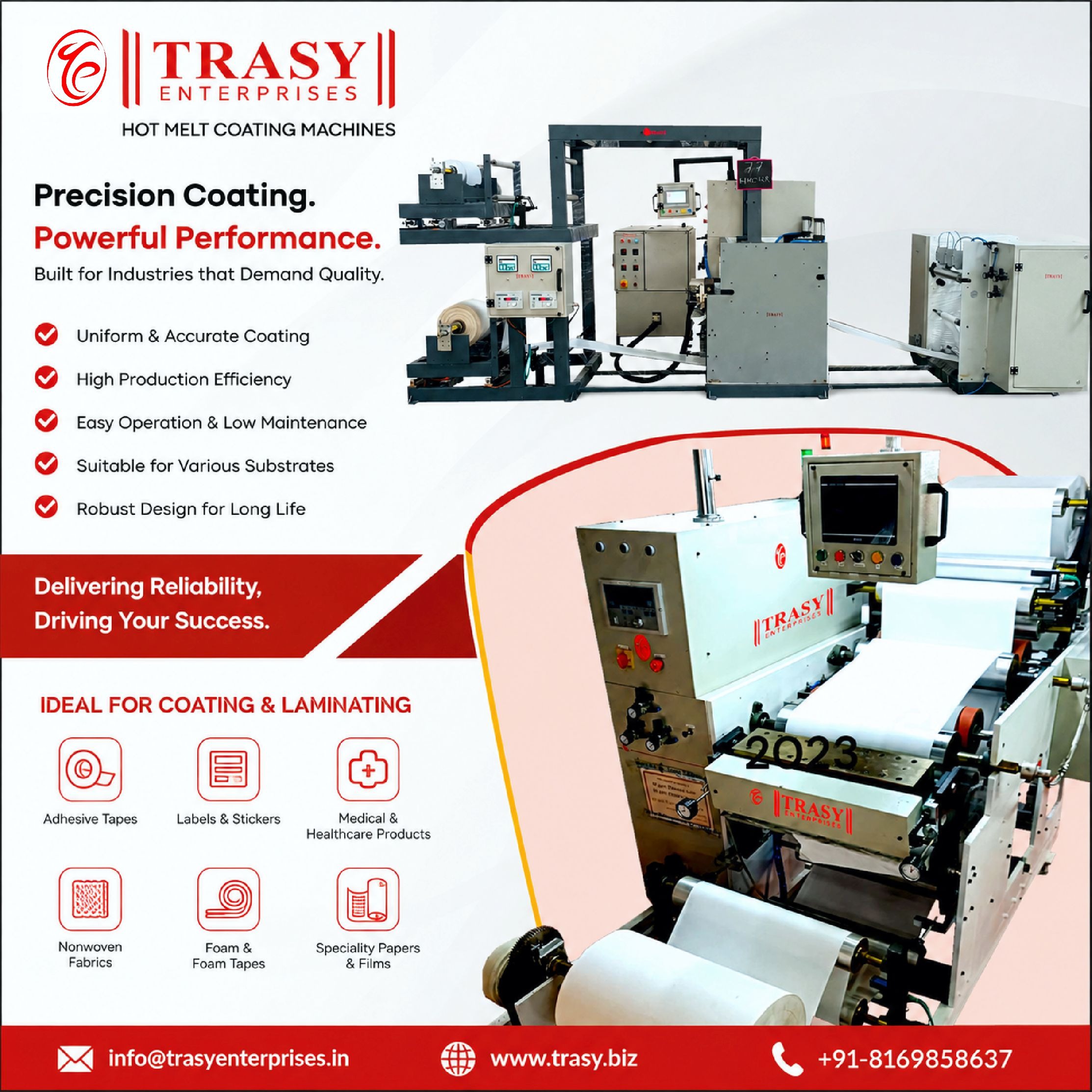 Hot Melt Coating Machines