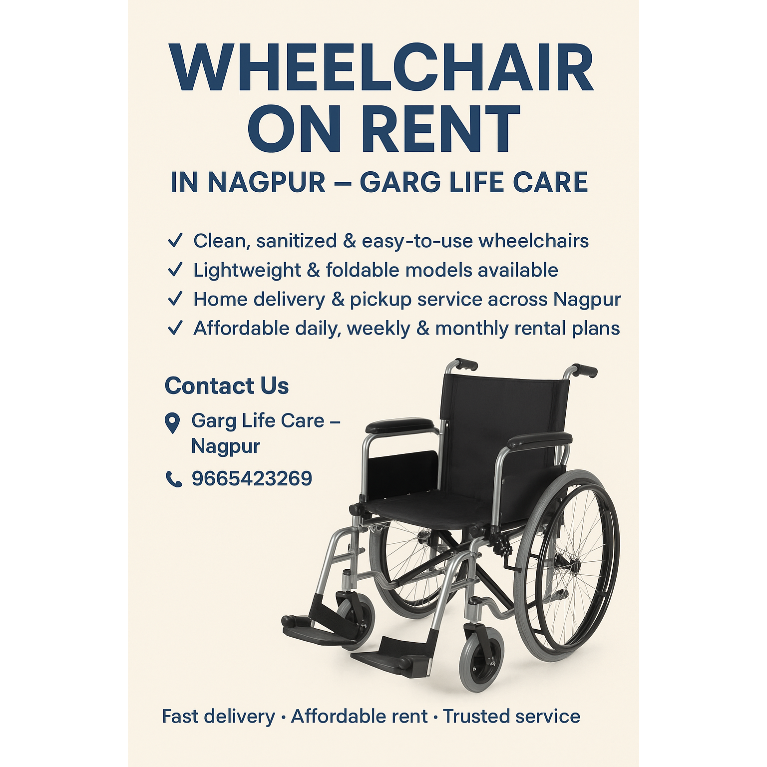 ### Wheelchair Sale & Rental Service π¦½