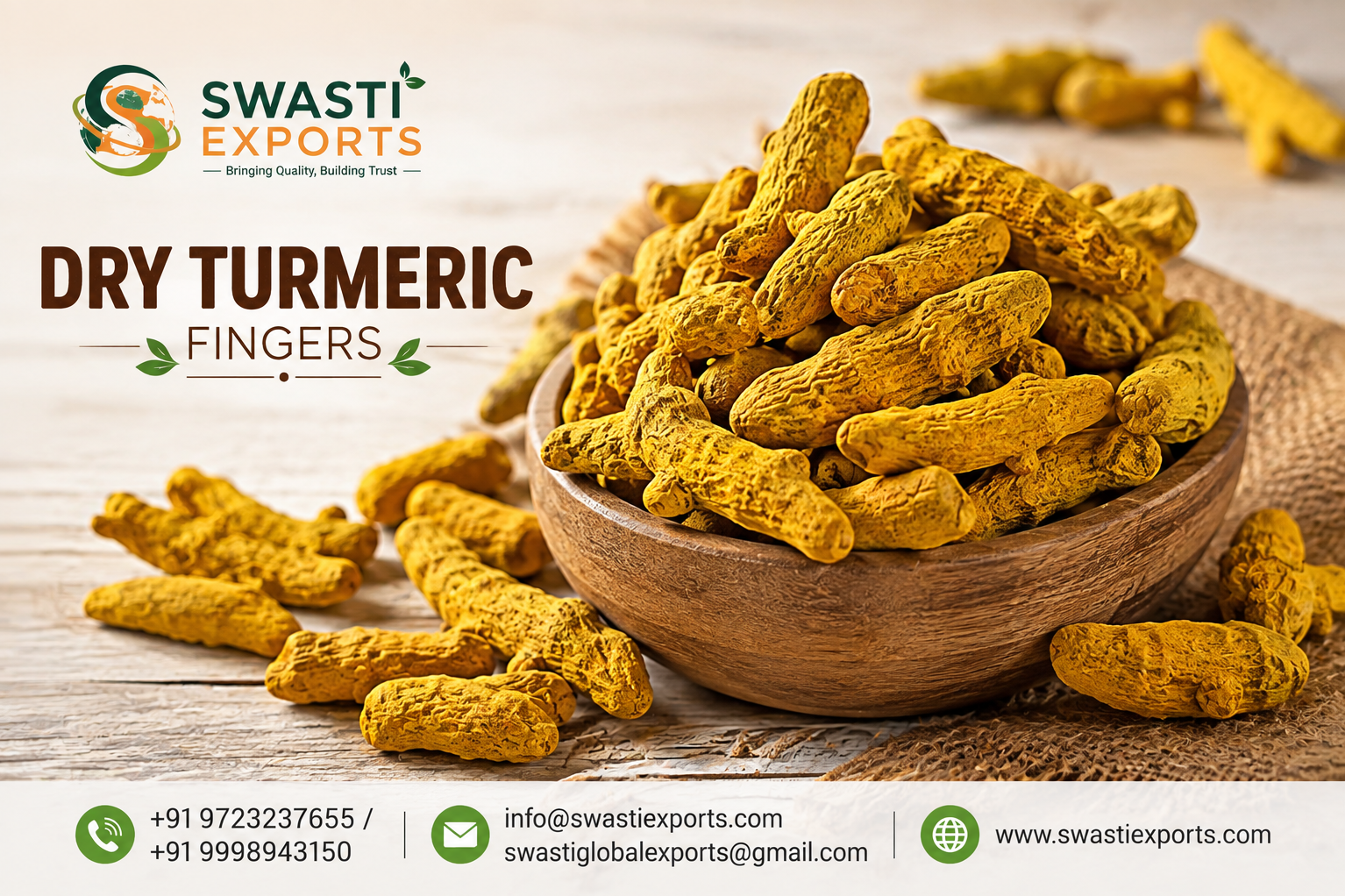 Turmeric Fingures Supplier & Exporter
