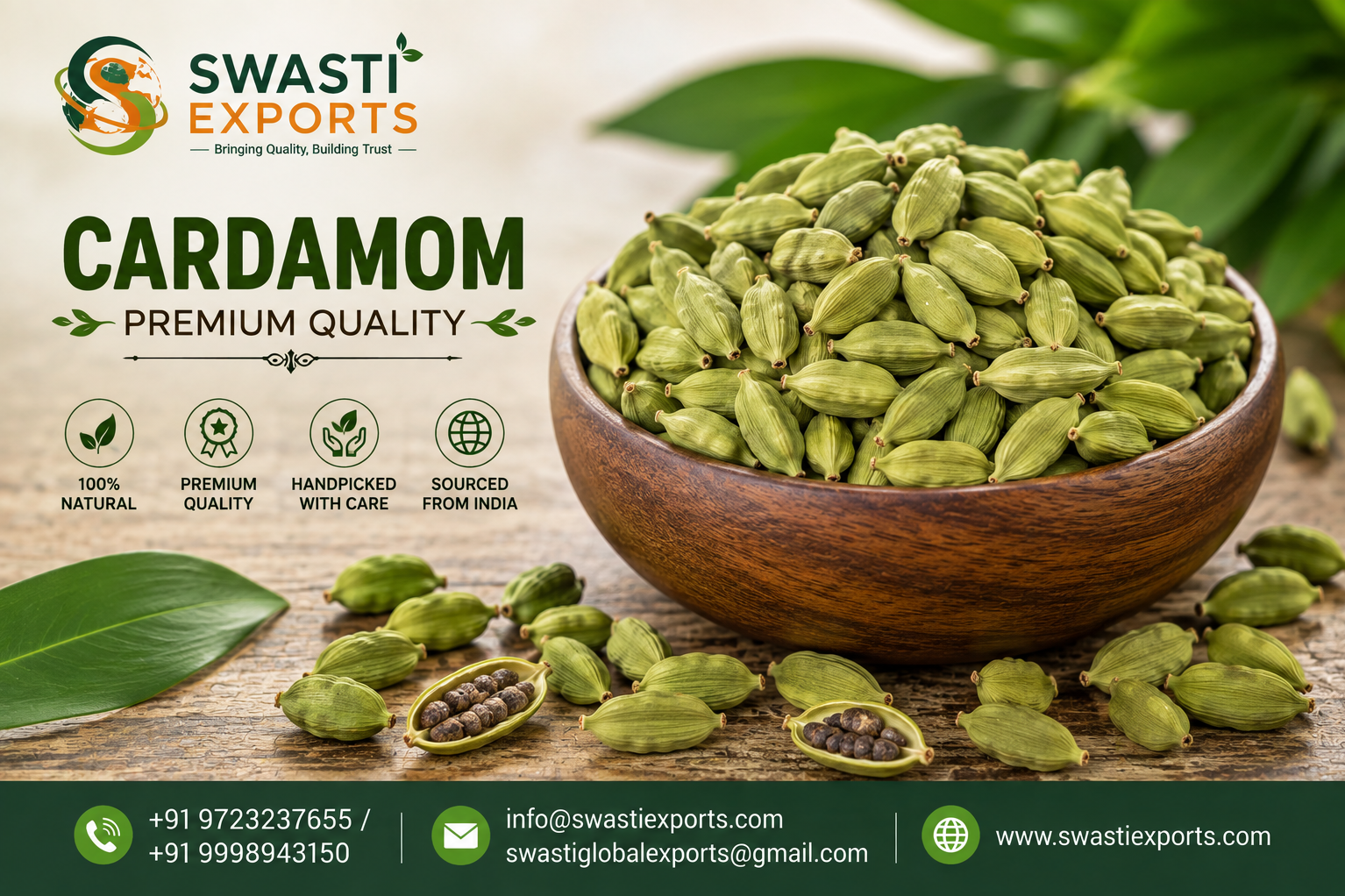 Cardamom Supplier & Exporter